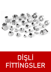 Paslanmaz Dişli Fittingsler
