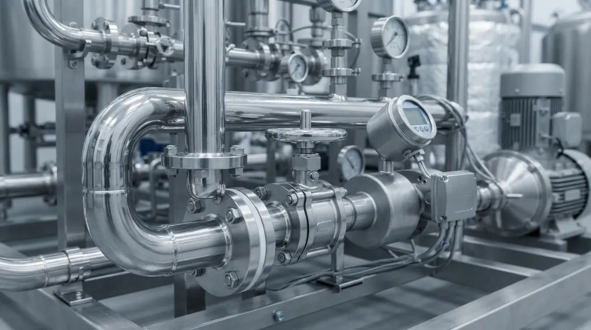 Paslanmaz fittings ve boru hattı